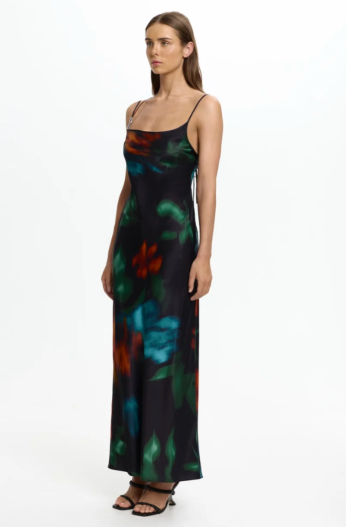Zita Dress Blurred Floral