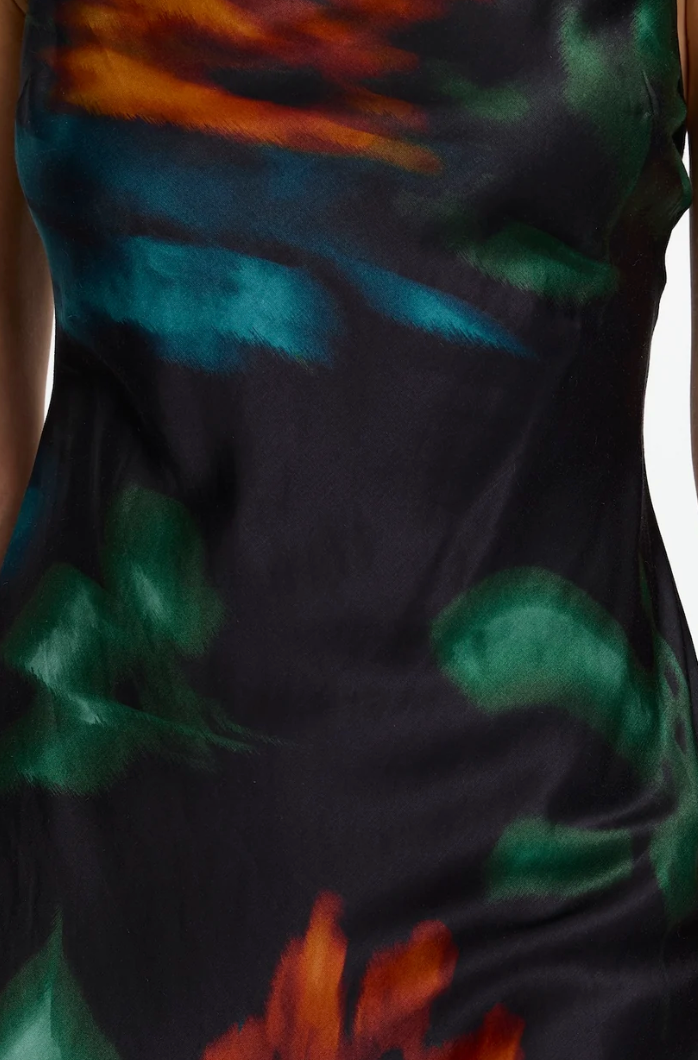 Zita Dress Blurred Floral