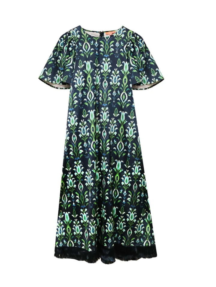 Georgia Dress Peacock Navy