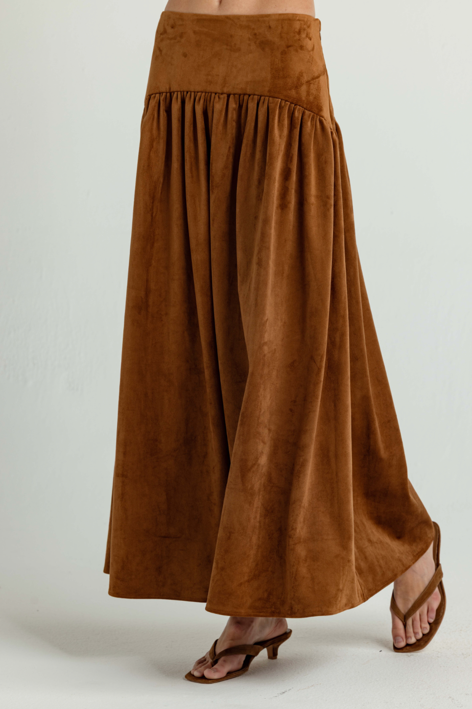 Suede Celeste Skirt