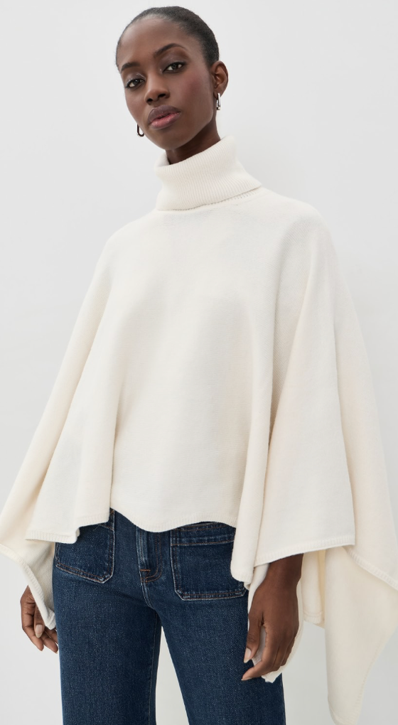 Orly Turtleneck Cape Sweater