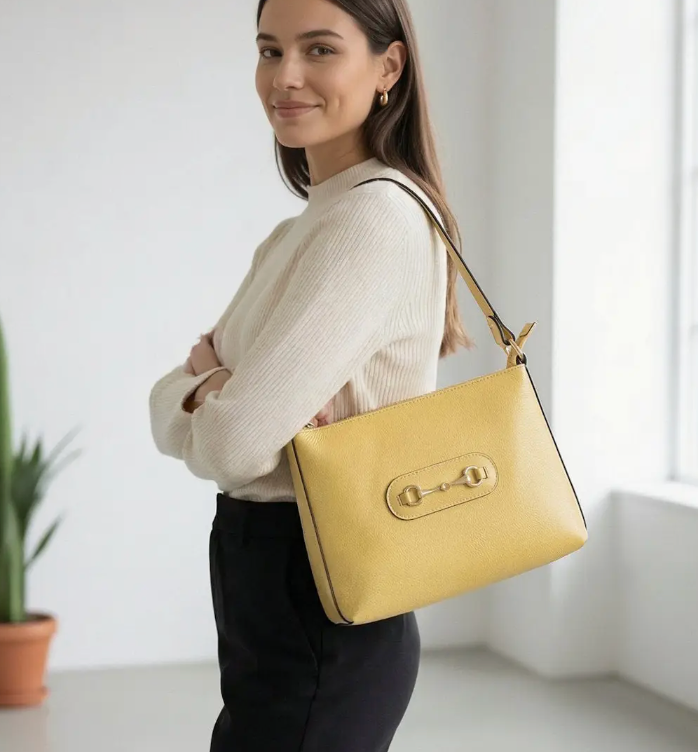Gabbi Genuine Leather Bag Black