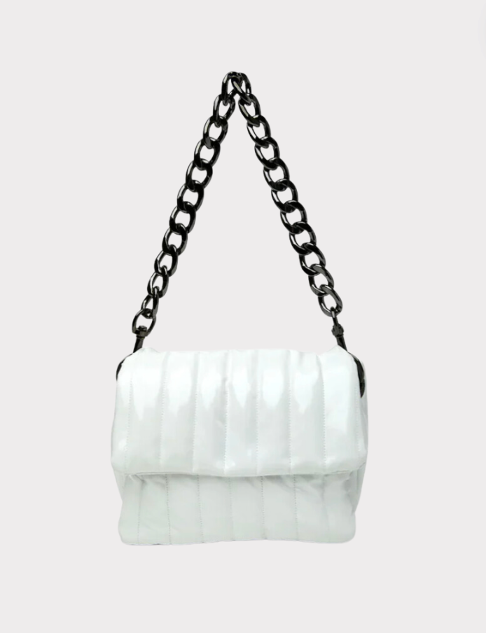 Bar Bag White Patent