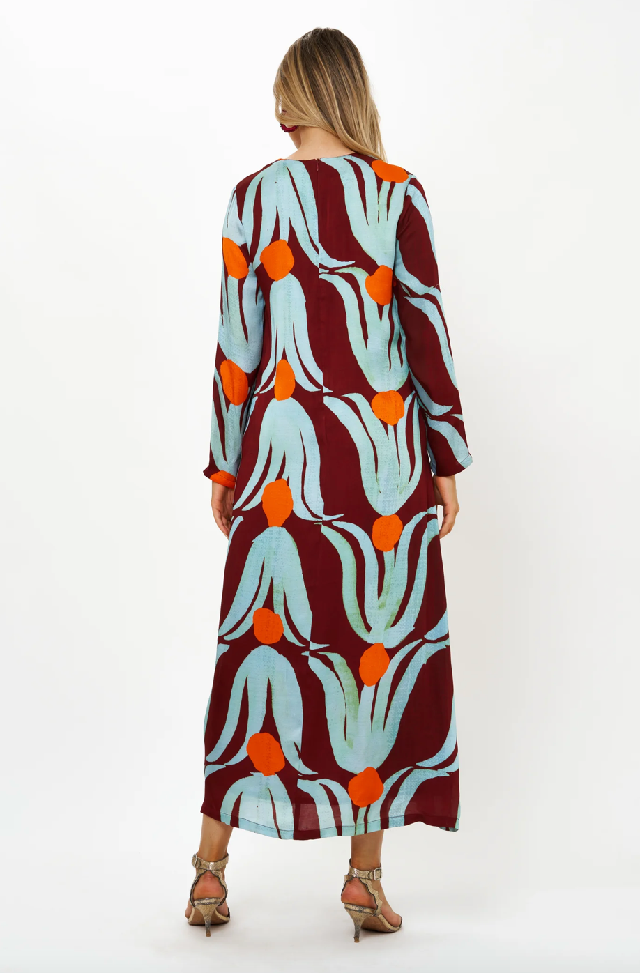 Long Sleeve Shift Maxi