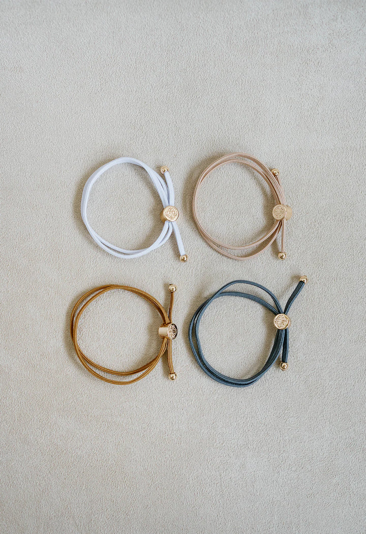 Skinny Hair Tie Set Neutral