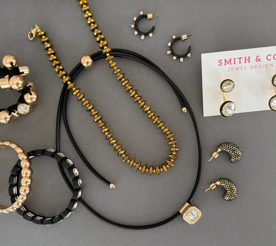 Acacia Necklace Dark Gold