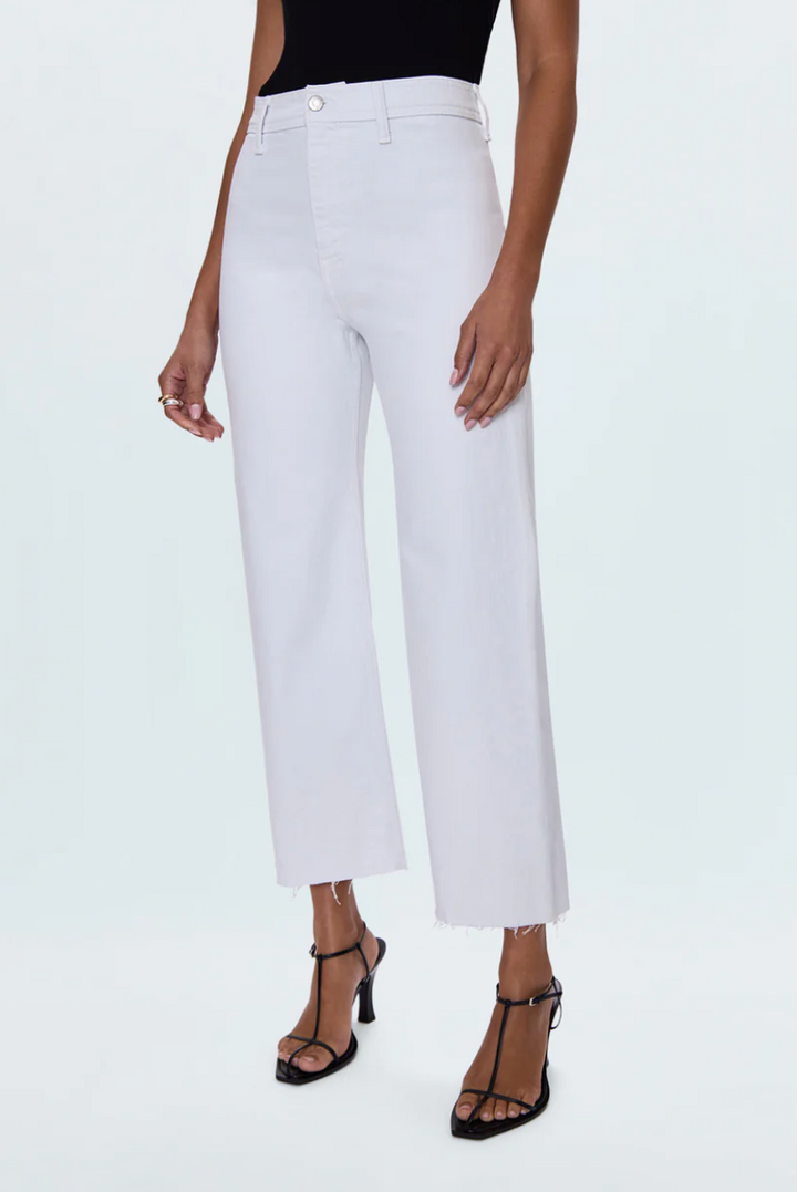 Penny High Rise Wide Leg Crop Blizzard