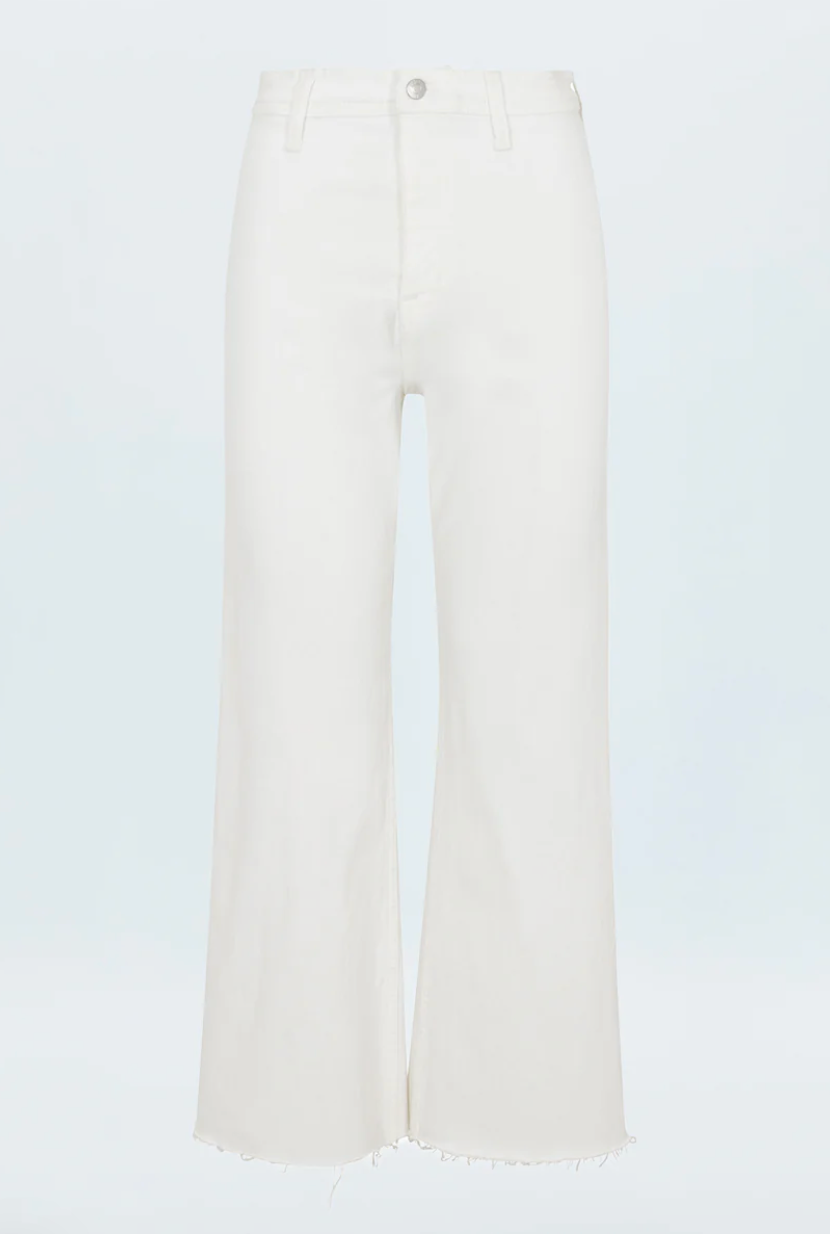 Penny High Rise Wide Leg Crop Blizzard