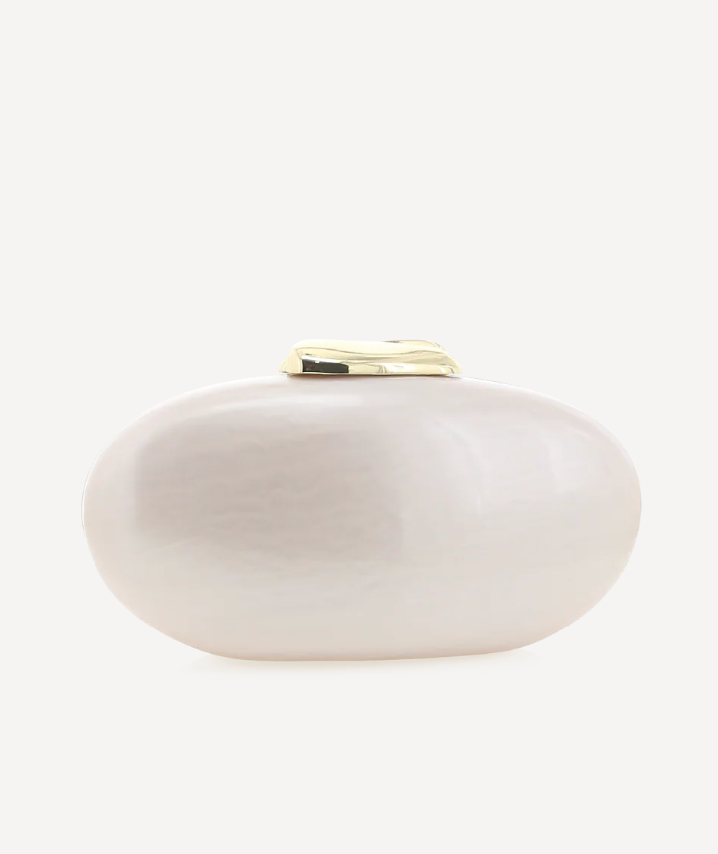 Amina Clutch Bag Ivory