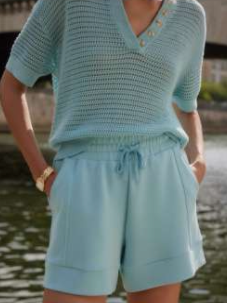 Atrium High Rise Short 4.5 Porcelain Blue