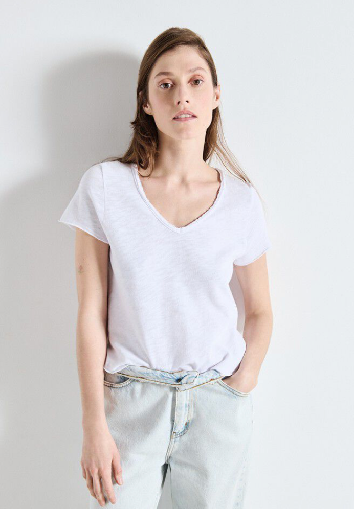 Sonoma V-Neck Blanc