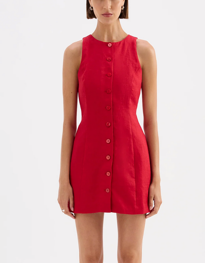 Mazi Linen Mini Dress