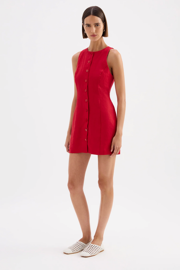 Mazi Linen Mini Dress