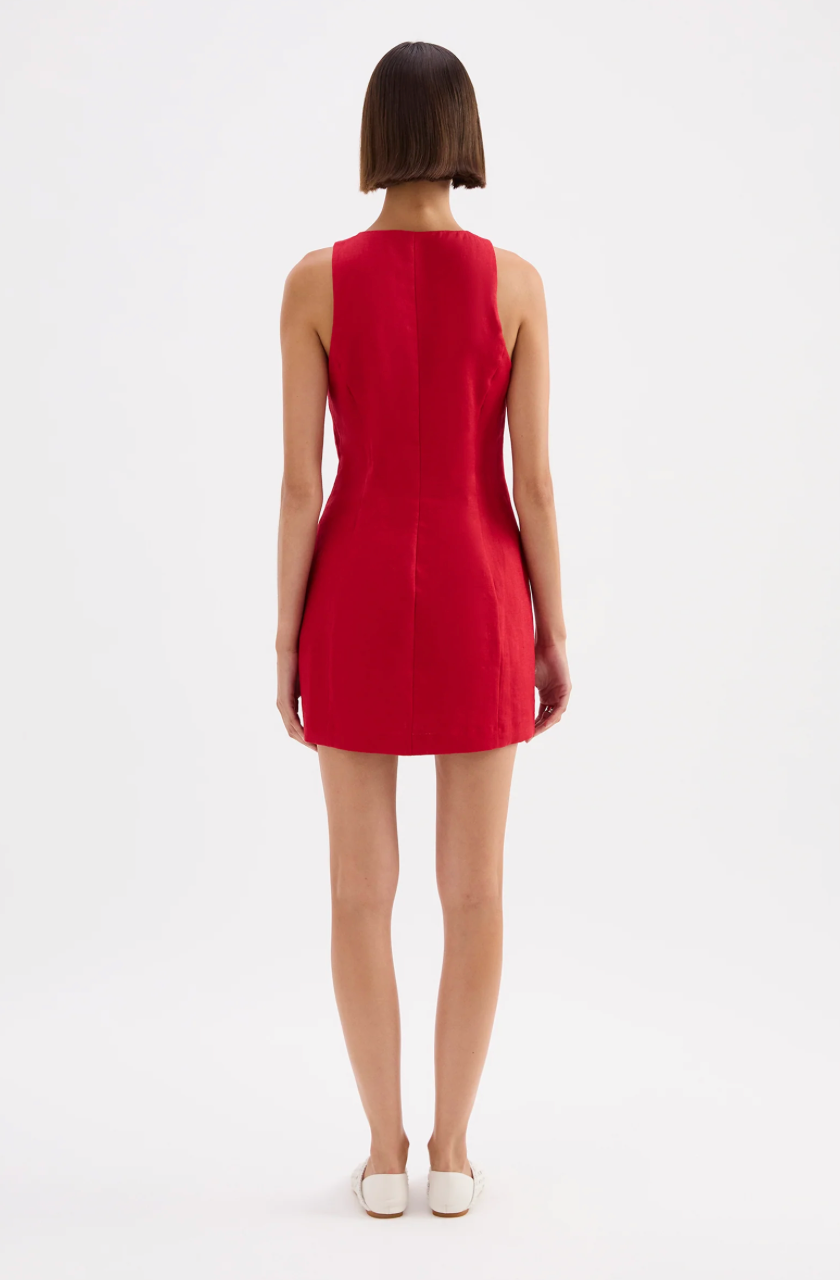 Mazi Linen Mini Dress