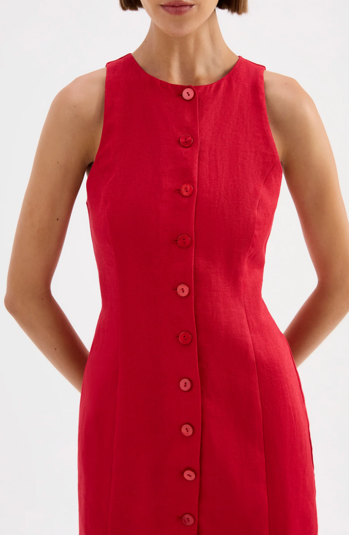 Mazi Linen Mini Dress