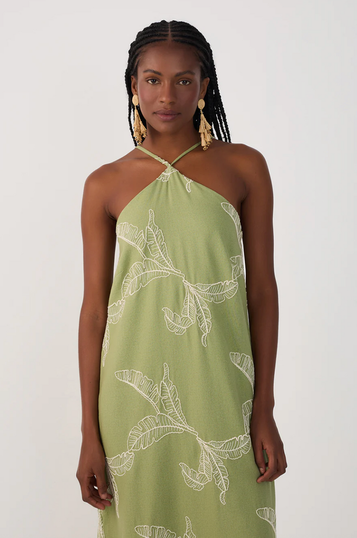 Nature Halter Maxi Dress
