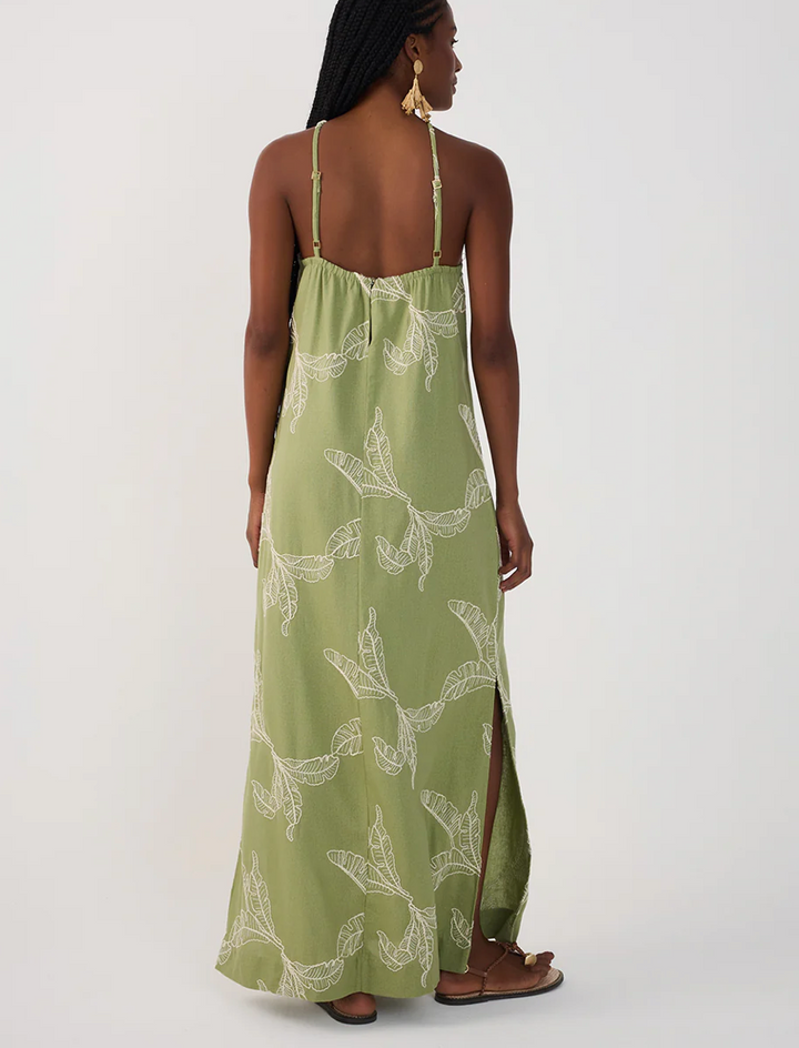 Nature Halter Maxi Dress