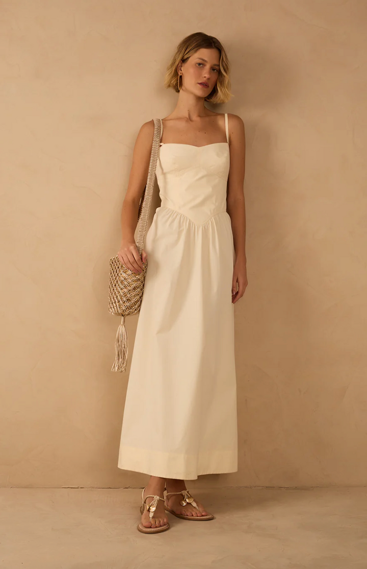 Waisted Midi Dress