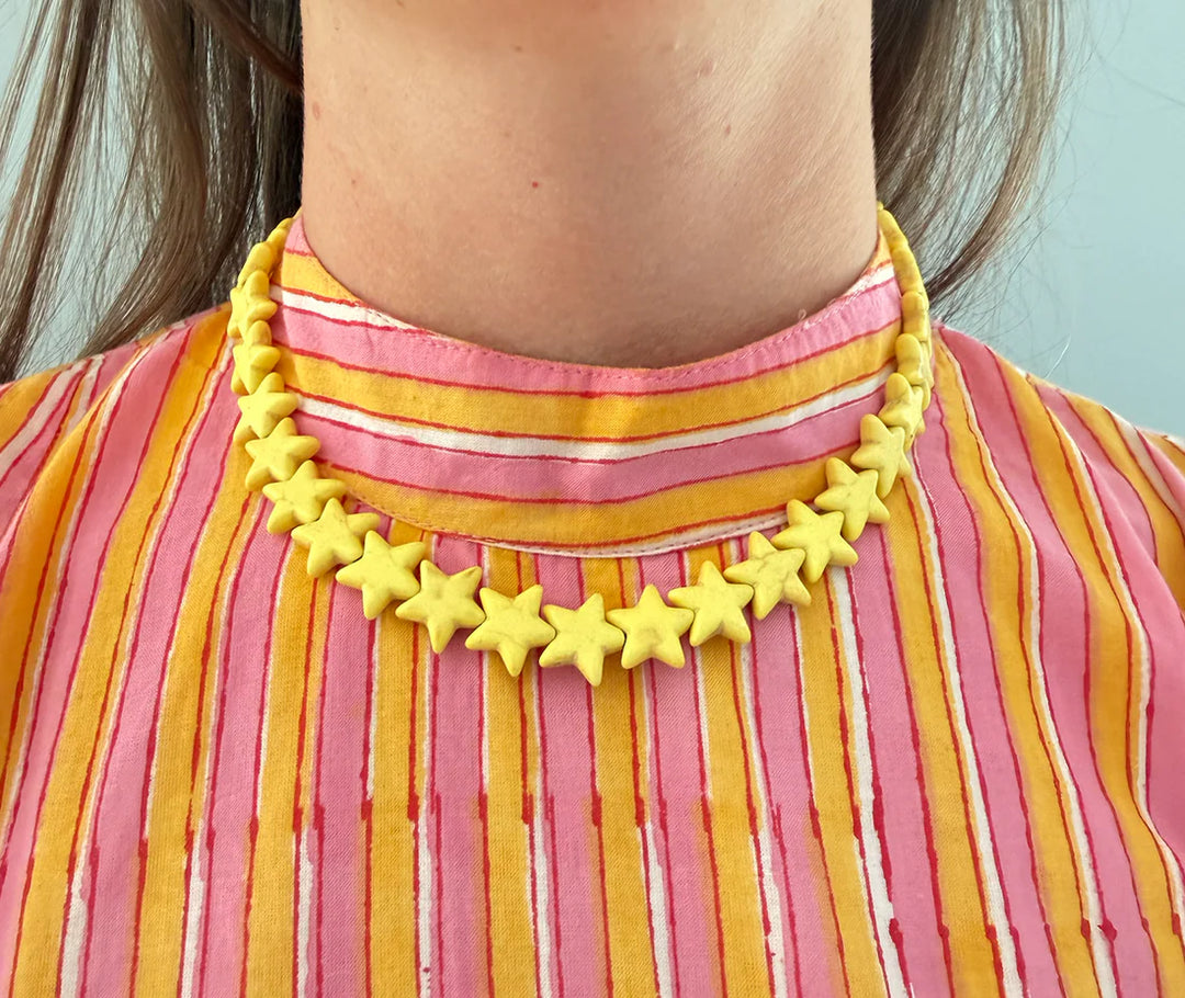 Sea Star Necklace Small Yellow