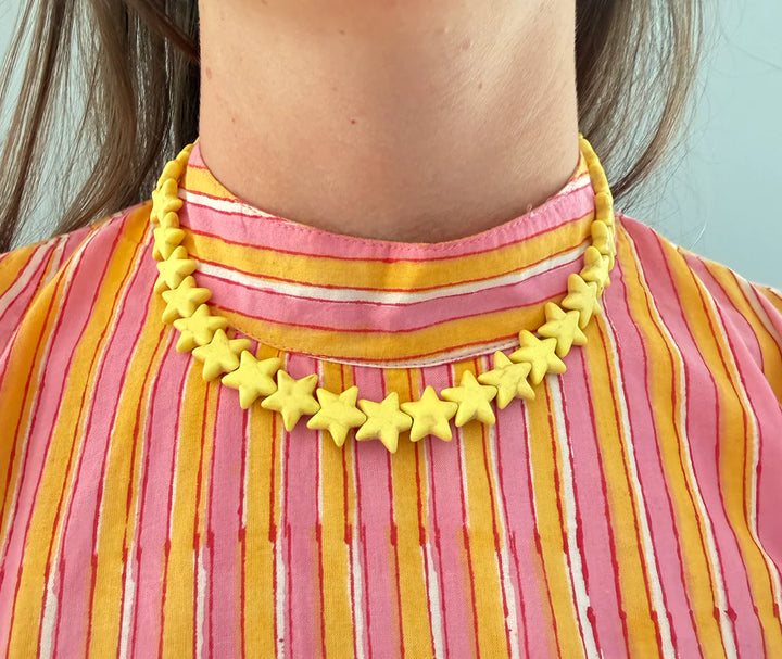 Sea Star Necklace Small Yellow
