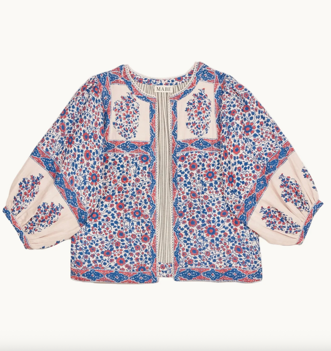 Della Jacket Blue/Pink