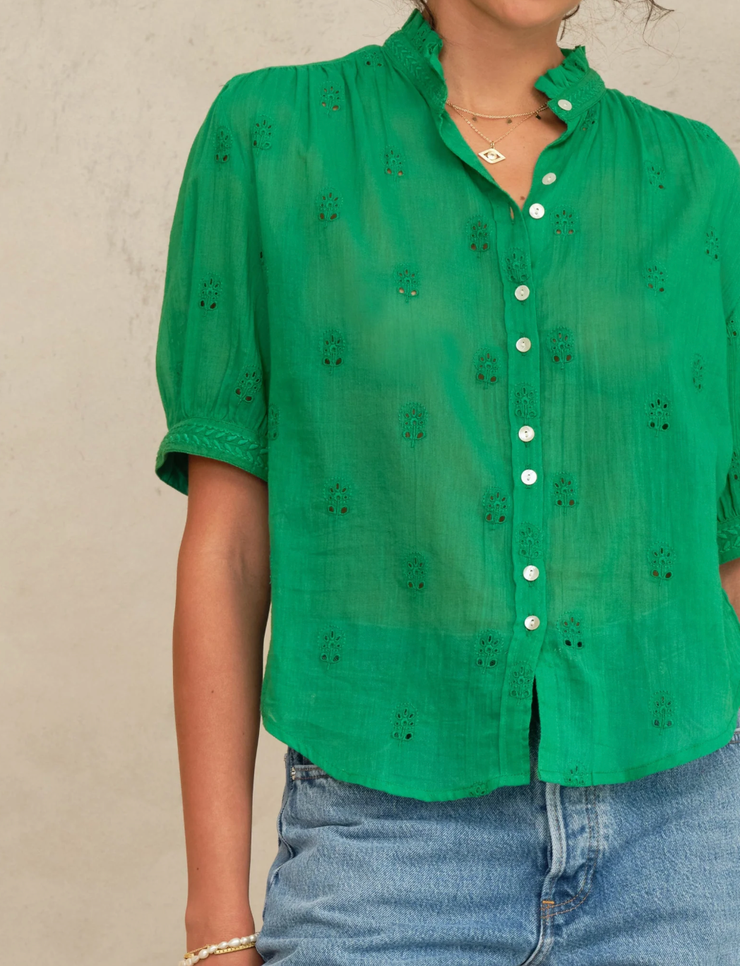 Frani  Top Green
