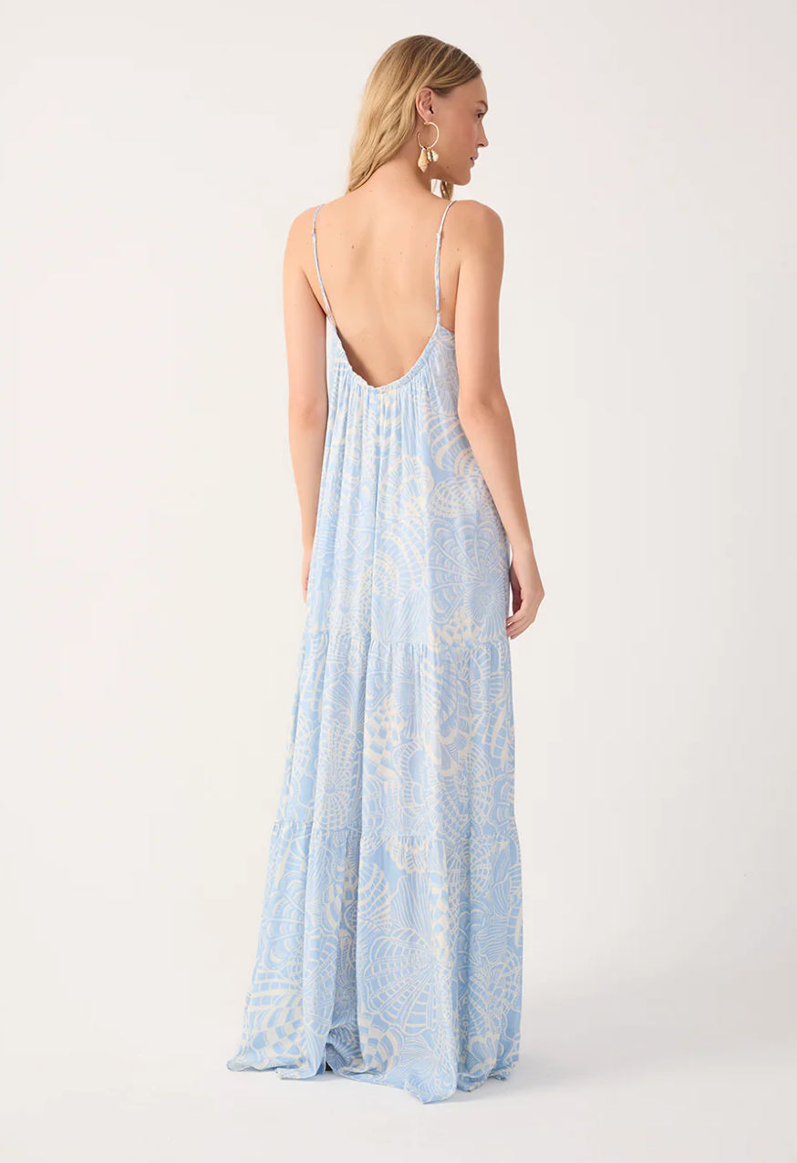 Cristalina Tiered Maxi Dress
