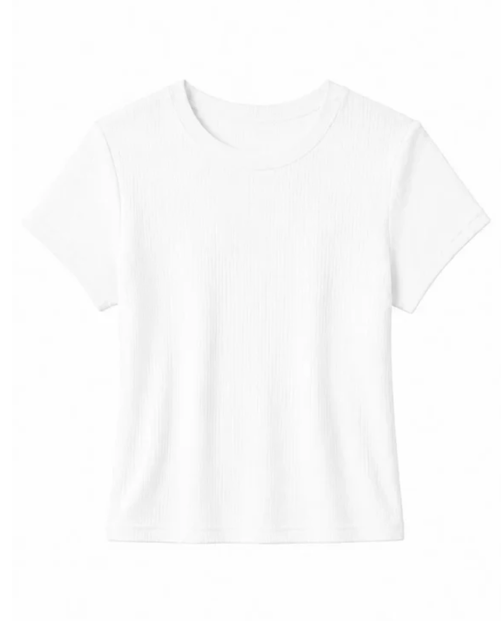Macy Fitted Tee White