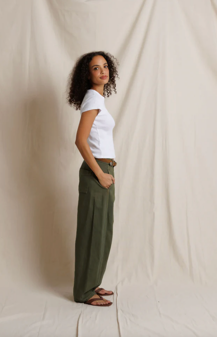 Macy Fitted Tee White