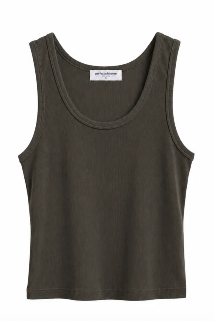 Blondie Tank Dark Olive