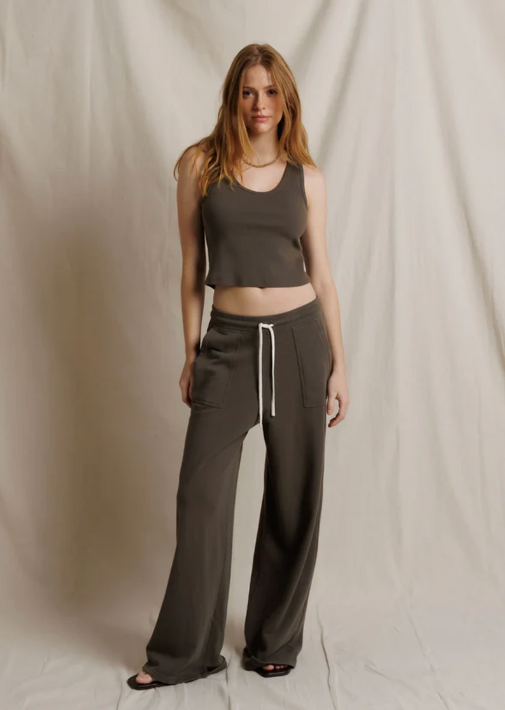 Blondie Tank Dark Olive