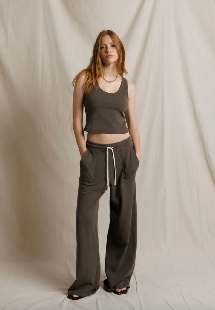 Noa Pocket Pant Dark Olive