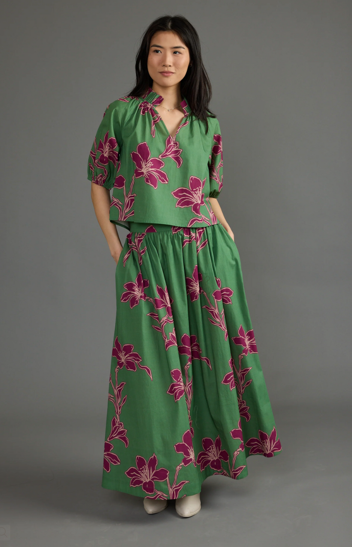 Maeve Skirt Verde Orchid