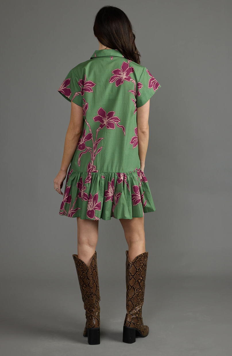 Jenny Dress Verde Orchid
