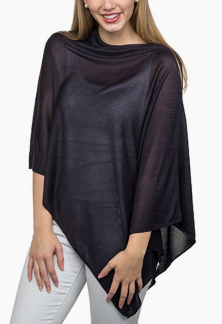 Elsa Bamboo Ponchos Navy