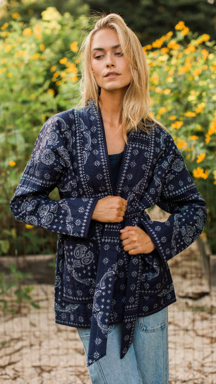 Quilted Bandana Jacket
