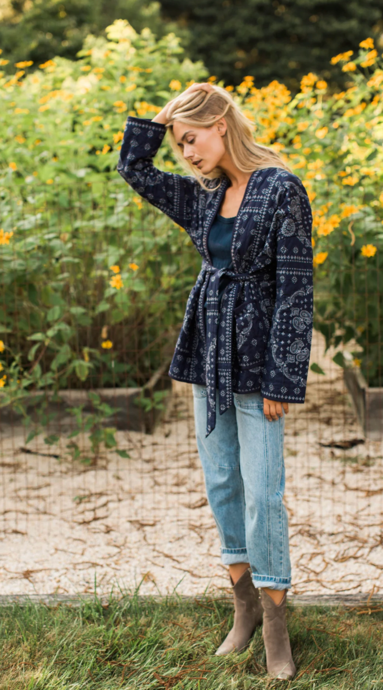 Quilted Bandana Jacket