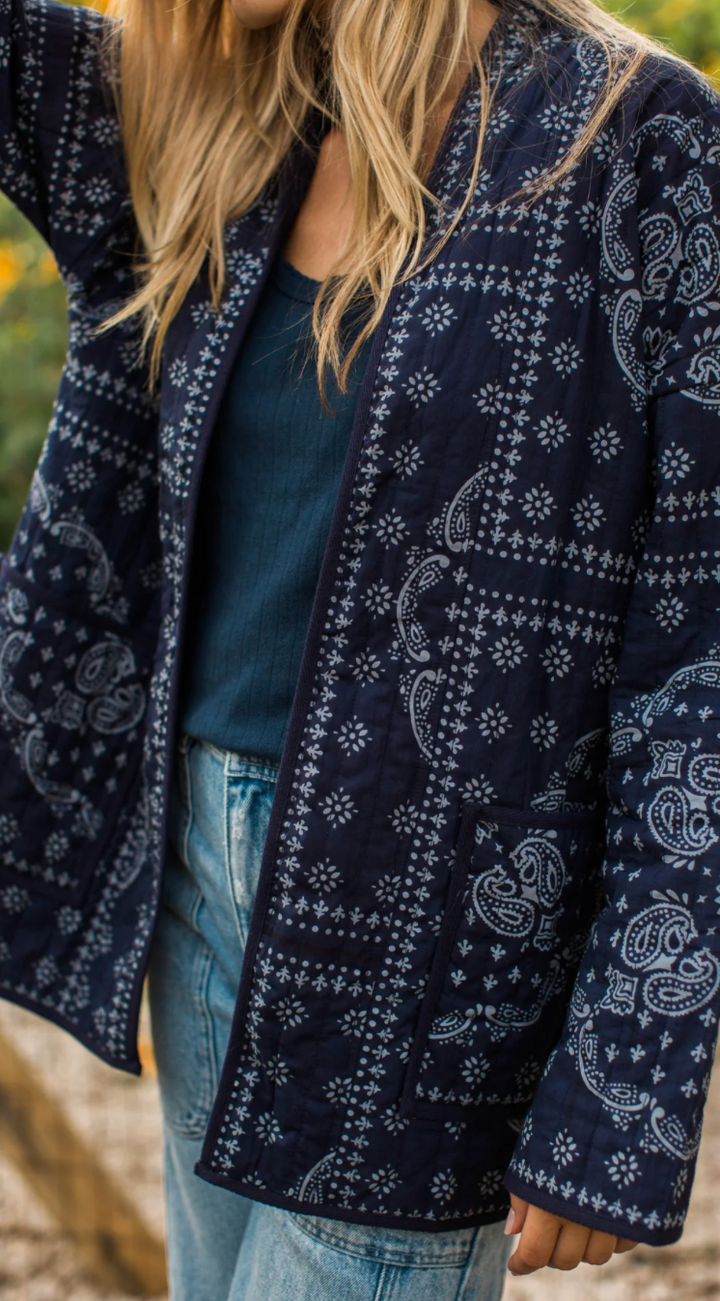Quilted Bandana Jacket