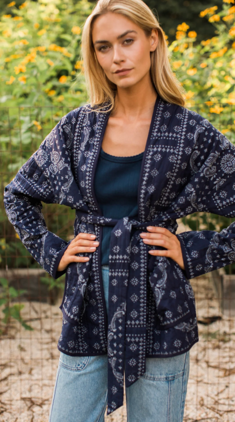 Quilted Bandana Jacket