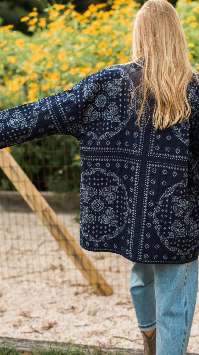 Quilted Bandana Jacket