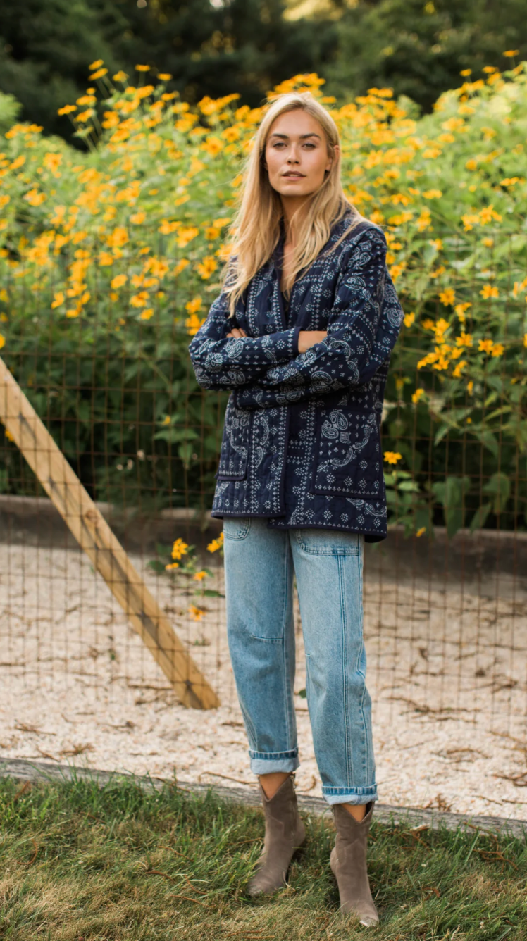 Quilted Bandana Jacket