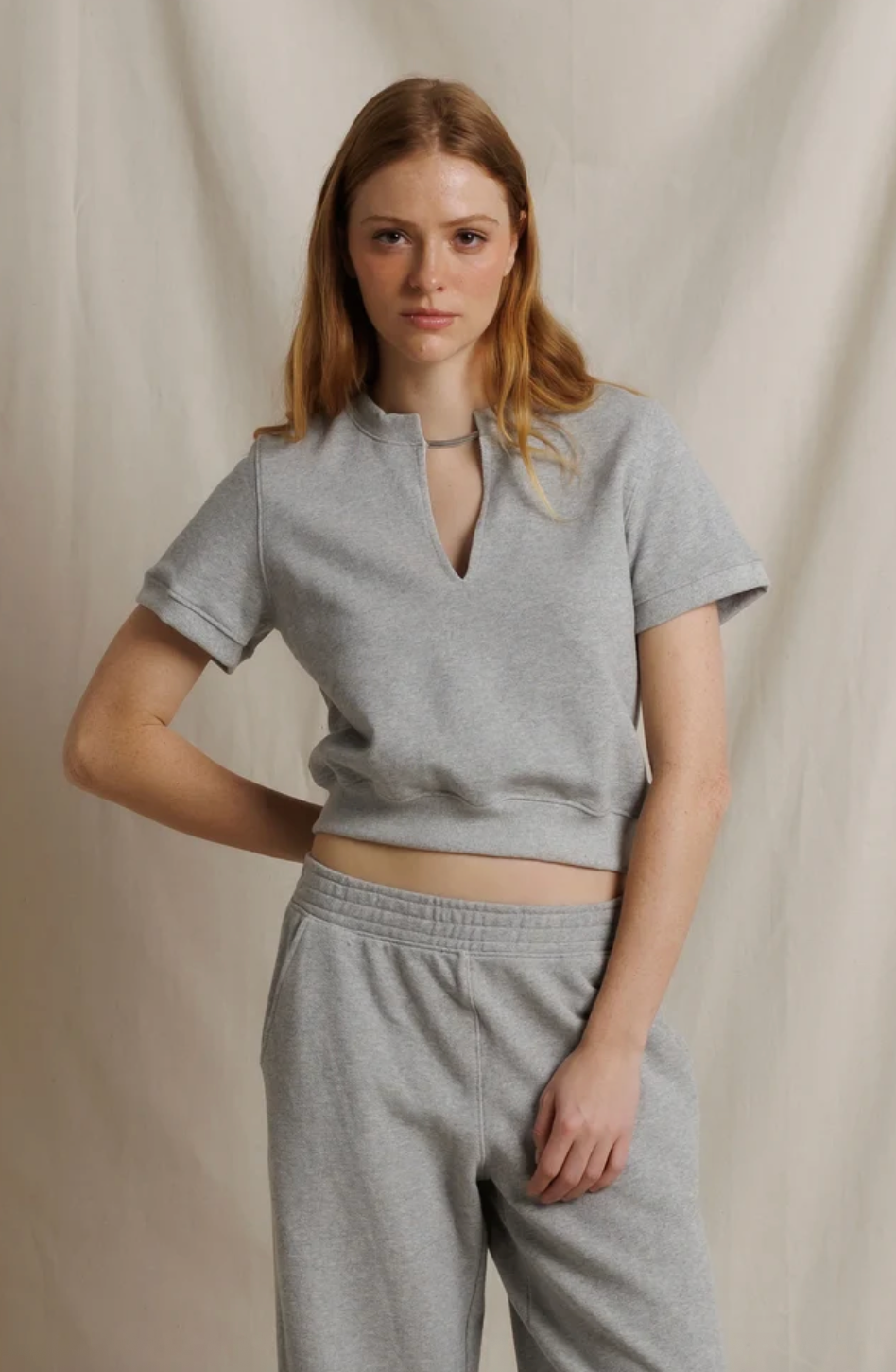 Cleo French Terry Short Sleeve