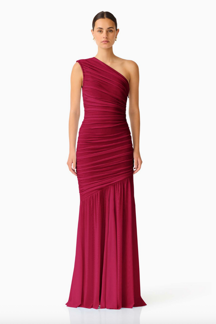 Florencea Gown Wine Red