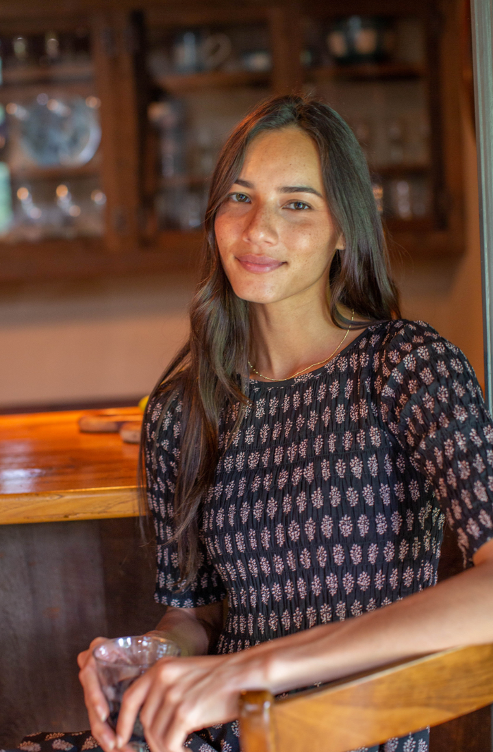 Whitby Dress Black Meadow