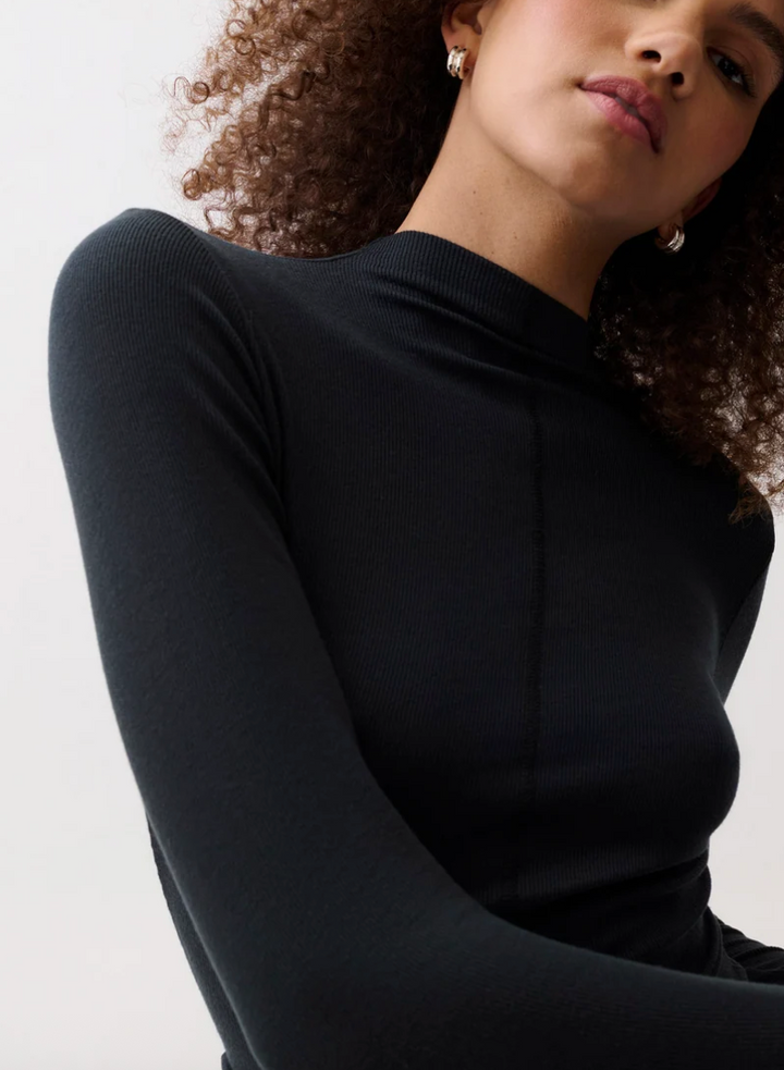 Dara Long Sleeve Top Noir