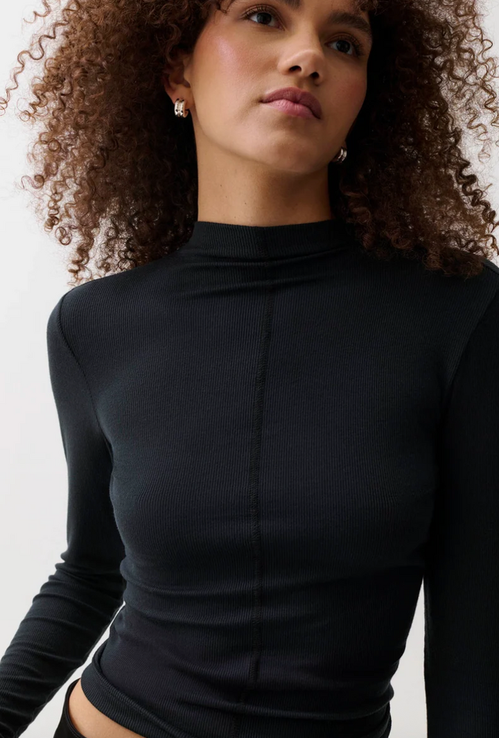 Dara Long Sleeve Top Noir