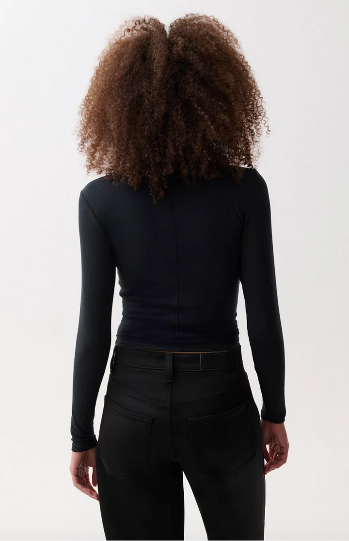 Dara Long Sleeve Top Noir