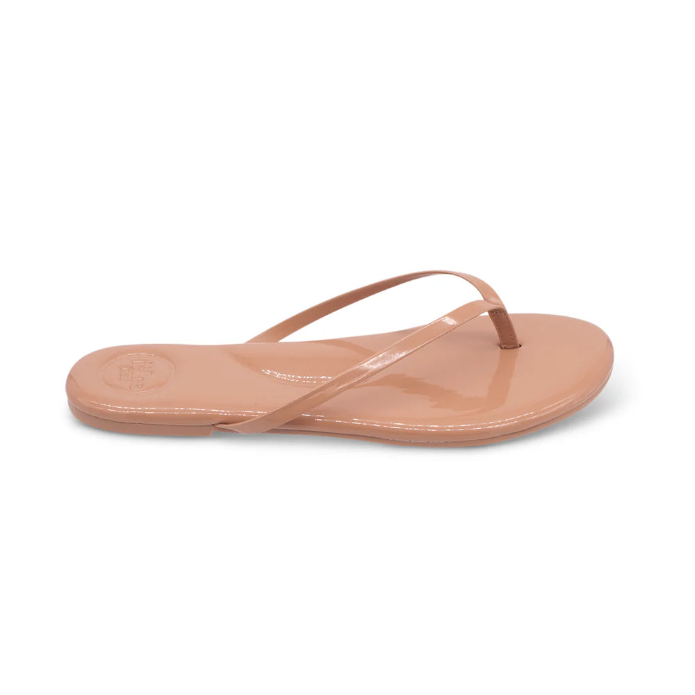 Indie Sandal Nude Patent