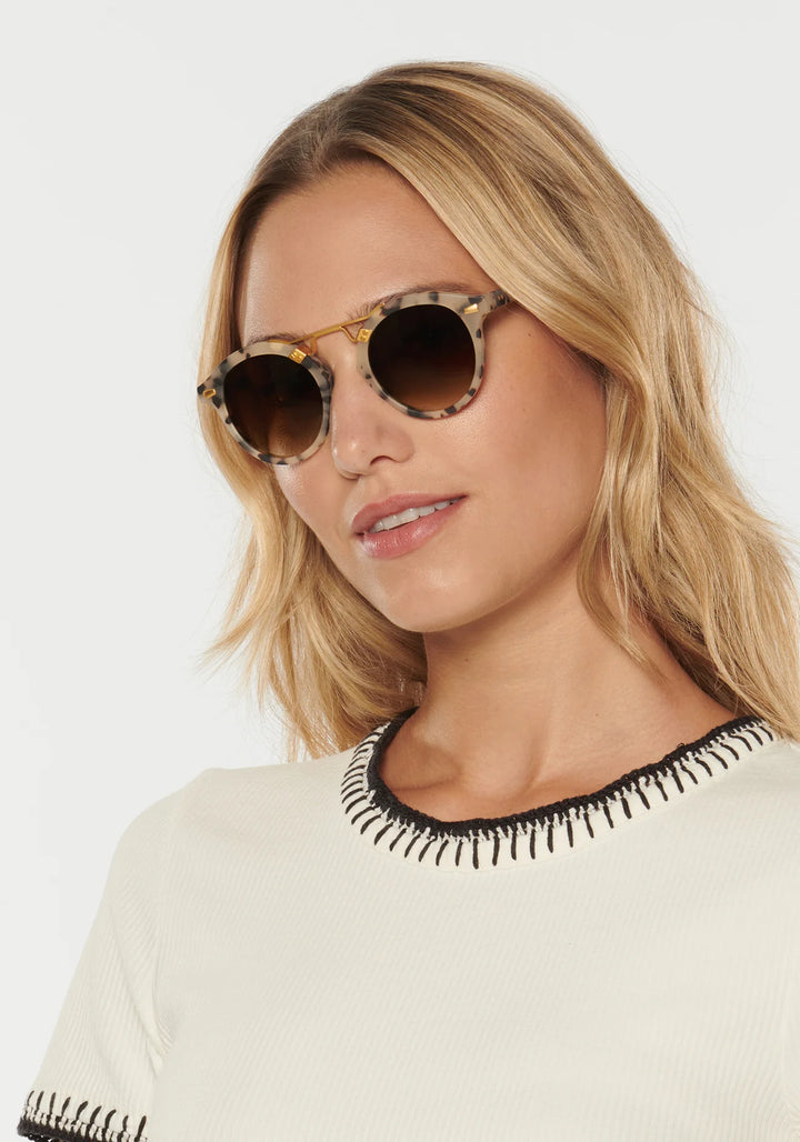 St. Louis Sunglasses Matte Oyster 24K