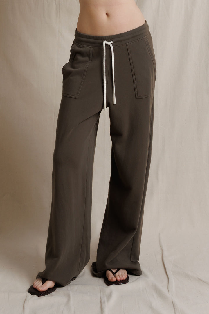 Noa Pocket Pant Dark Olive